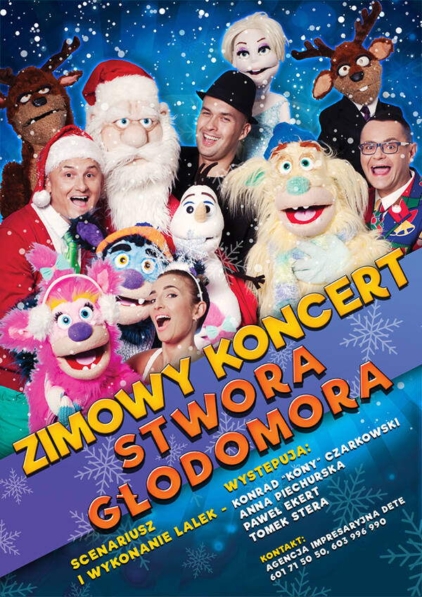Zimowy koncert Stwora Głodomora to świetny spektakl dla całej rodziny.