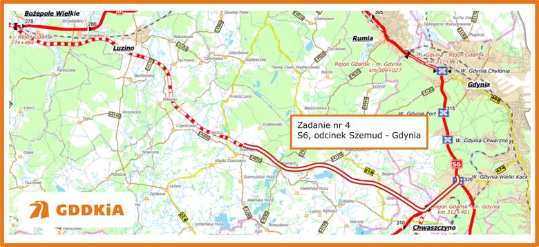 817 mln zł za odcinek Trasy Kaszubskiej między Gdynią a Szemudem. Ten fragment trasy wykona firma Pol-Aqua. Ma na to 34 miesiące