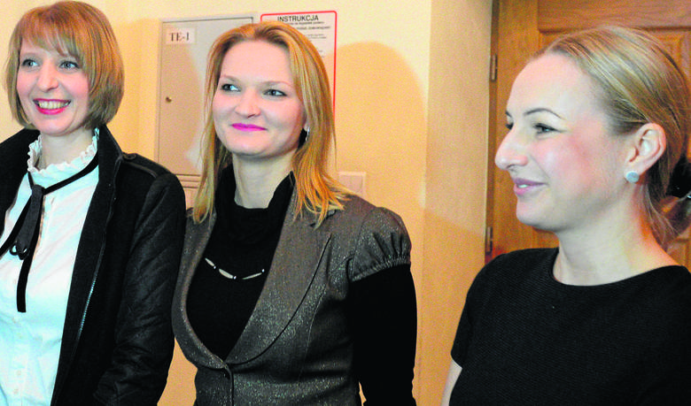 Paulina Bogucka, Emilia Konrad i Agnieszka Opalińska są zadowolone, że mieszkańcy tak chętnie włączyli się w planowanie zmian na dawnym placu zabaw przy