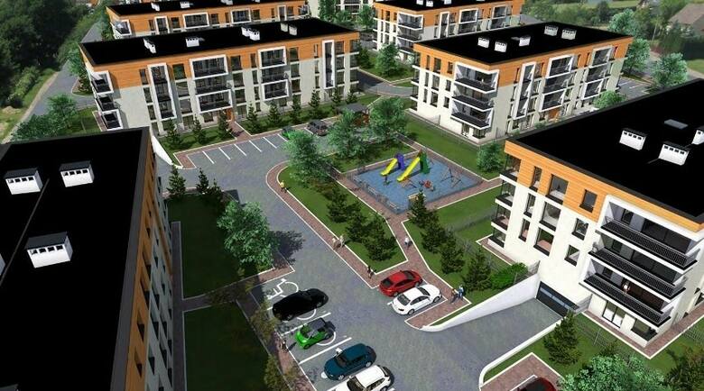 Wizualizacja nowego osiedla OTBS w rejonie ulic Sadowej i Ceglanej