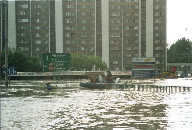 Powódź 1997 w Opolu.