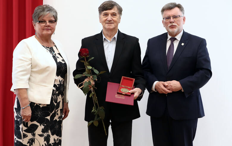 Medal Zasłużony dla Powiatu Grudziądzu otrzymał Kazimierz Malicki