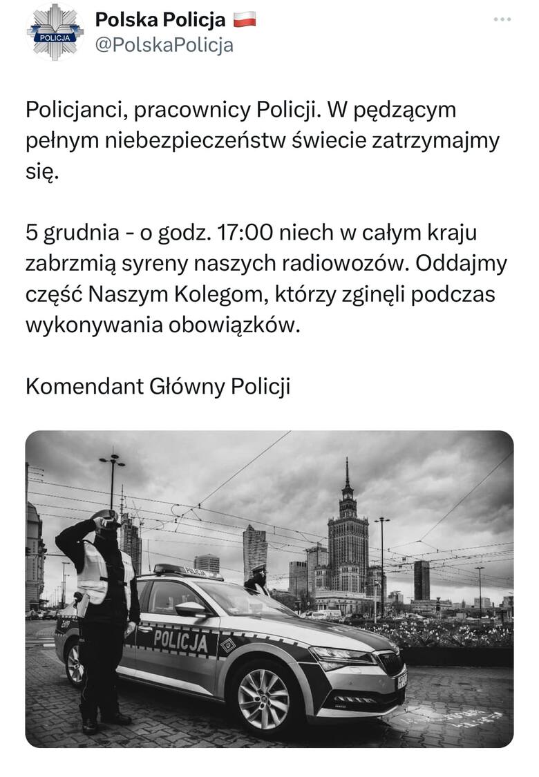 Pomorscy policjanci i strażacy oddali hołd zmarłym kolegom z Wrocławia