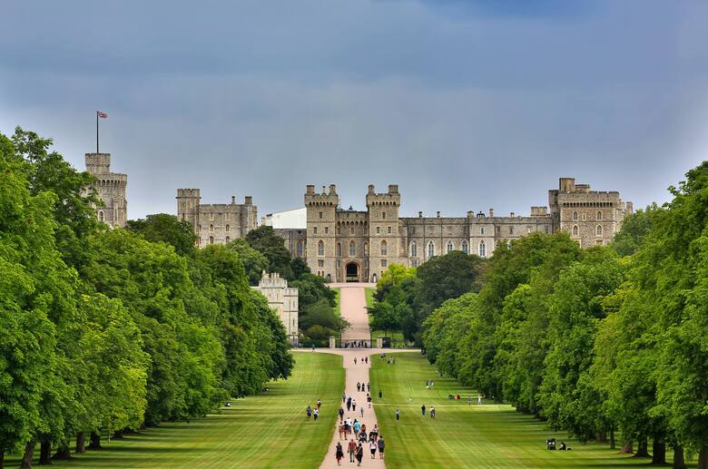 Widok na zamek Windsor