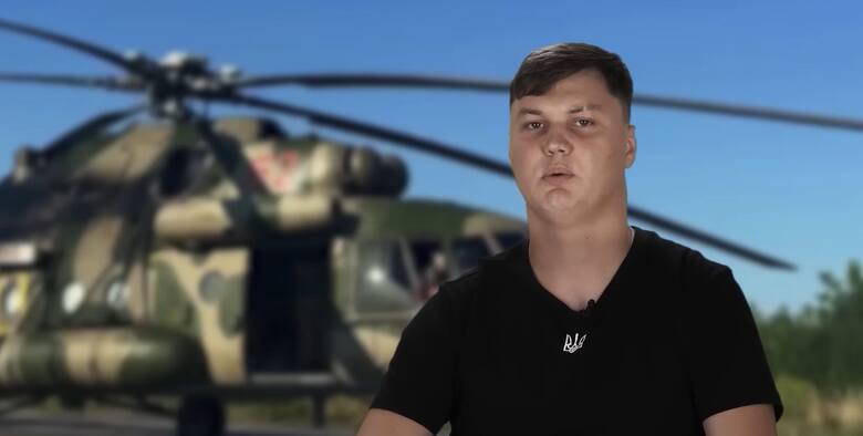 Kadr z filmu dokumentalnego o rosyjskich pilotach, którzy dostali się do ukraińskiej niewoli, zazwyczaj po zestrzeleniu ich maszyn