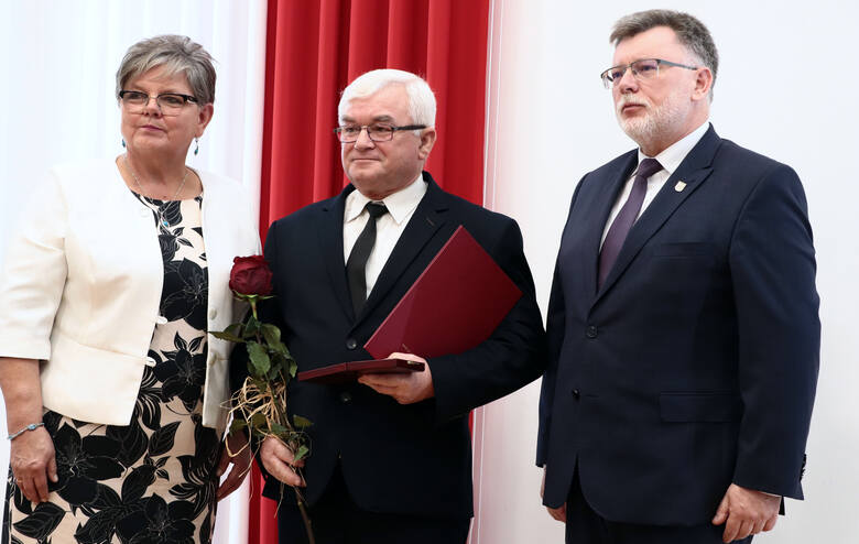 Medal Zasłużony dla Powiatu Grudziądzu otrzymał Stanisław Wydra