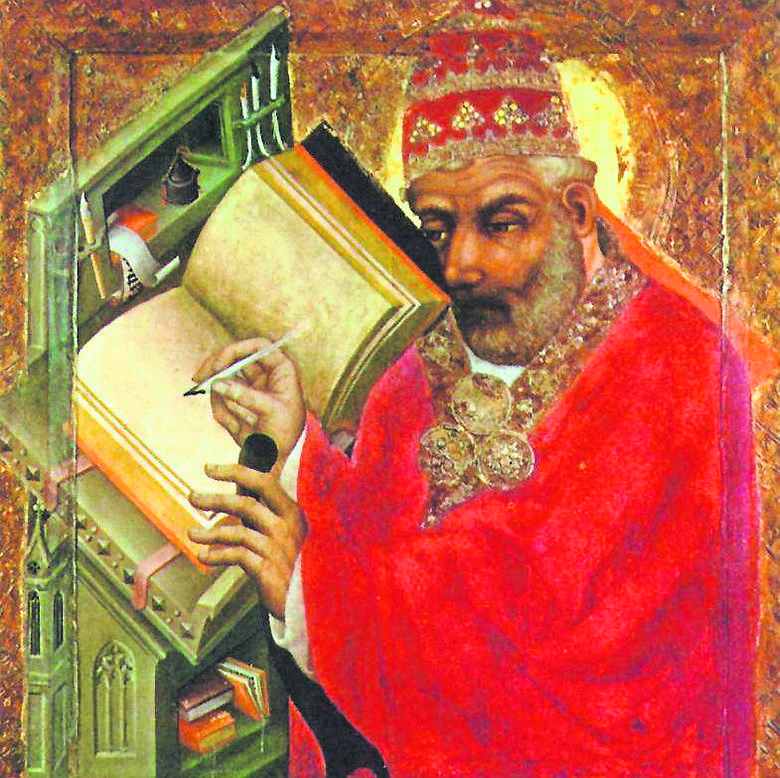 Mistrz Teodoryk z Pragi, Św.  Grzegorz Wielki
