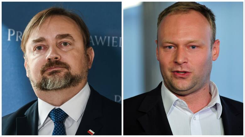 Paweł Szrot (z lewej) został posłem, więc odchodzi z funkcji szefa gabinetu Prezydenta. Zastąpi go Marcin Mastalerek (z prawej).