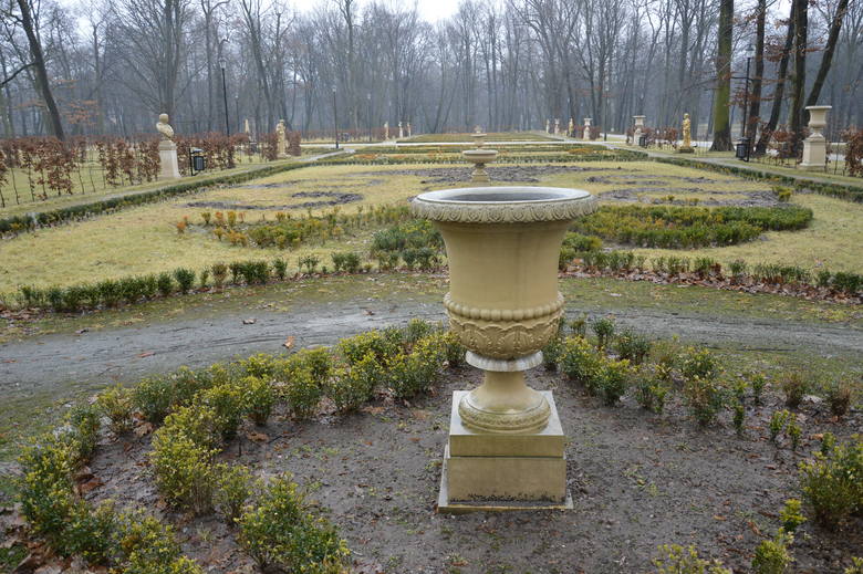 Nowością w zrewitalizowanym parku są ogrody w stylu francuskim usytuowane