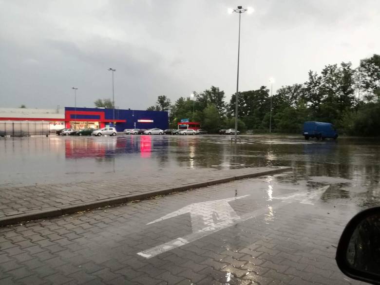 Burza w Opolu.