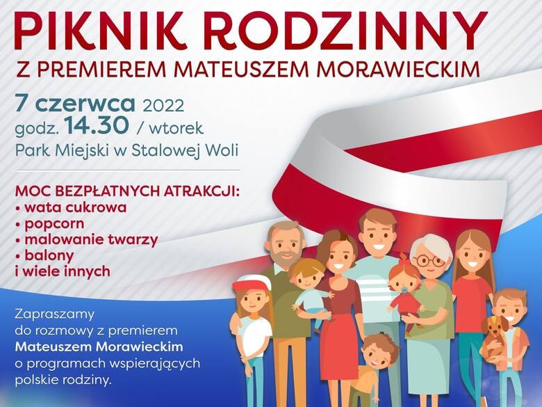 Premier Mateusz Morawiecki we wtorek, 7 czerwca przyjedzie do Stalowej Woli