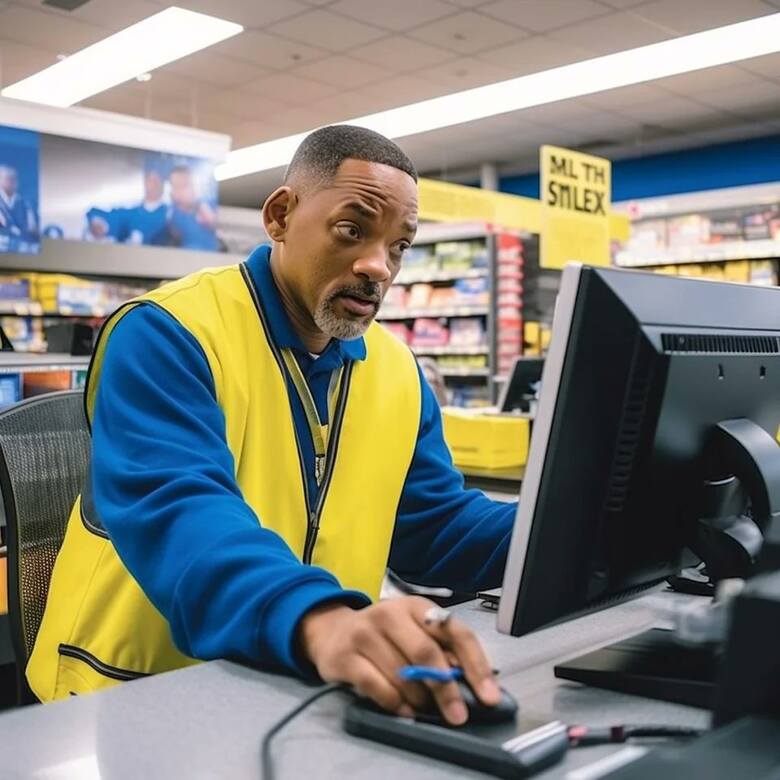 Will Smith ciężko pracuje w hipermarkecie?