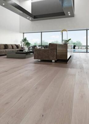 Drewniana podłoga – dotyk designu w dużym formacie