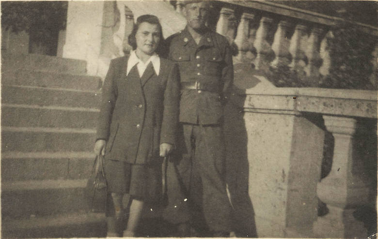 1949 siostra Marysia z mężem Witoldem Ziuko