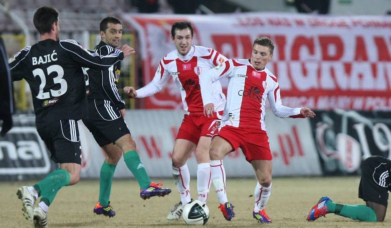 Piłkarze ŁKS nie udało się pokonać Lechii, choć od 39 minuty grali w przewadze.
