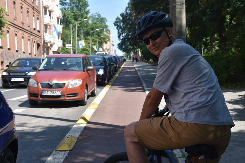 Dziennikarze na rowerach: Testujemy kontrapasy w Rybniku