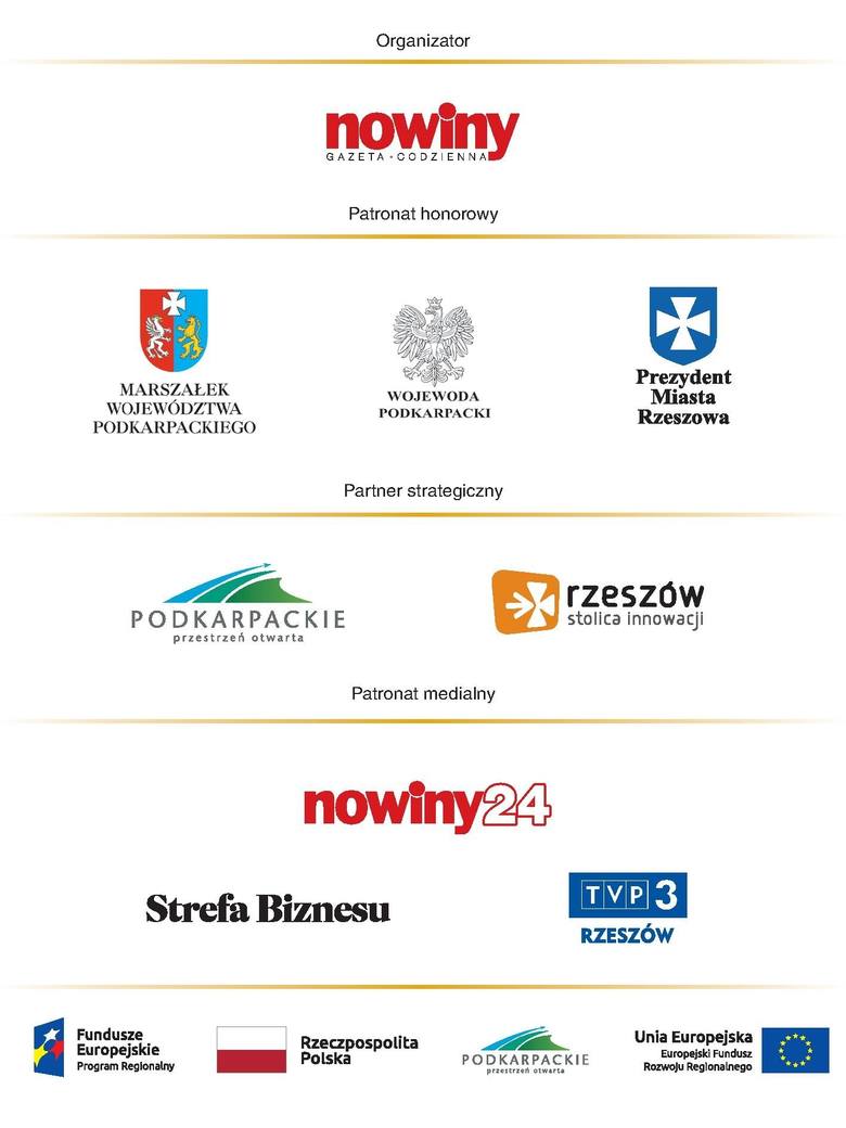 17 firm i instytucji z Podkarpacia ze statuetkami Lider Regionu. Możemy być z nich dumni [ZDJĘCIA i WIDEO Z GALI]