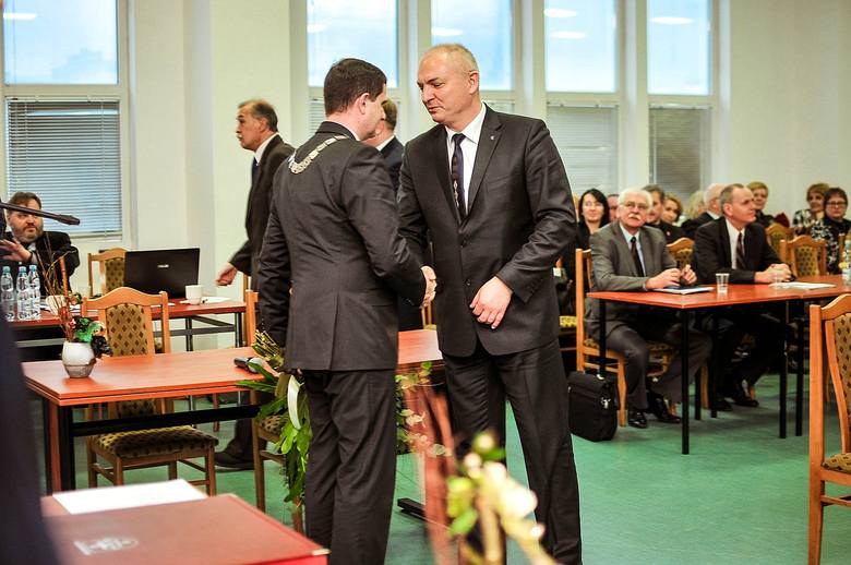 Ślubowanie Krzysztofa Jażdżyka na prezydenta Skierniewic 