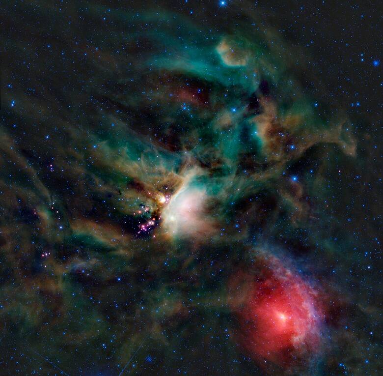„Gwiezdny żłobek” zaobserwowany przez teleskop Jamesa Webba znajduje się w mgławicy Ro Ophiuchi.