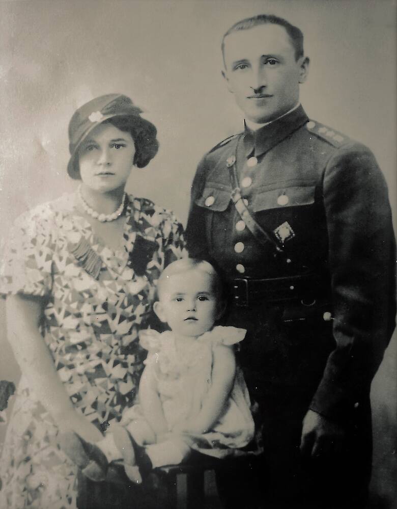 Paweł Fernezy z żoną i córką Basią