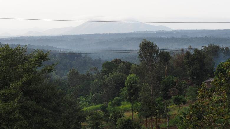 Kenijskie góry, choć piękne, dały Danielowi w kość.