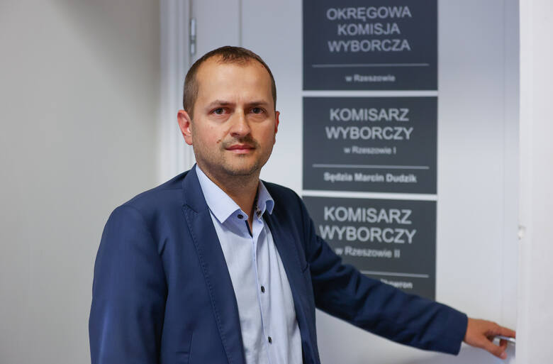 Sędzia Marcin Dudzik, komisarz wyborczy w Rzeszowie