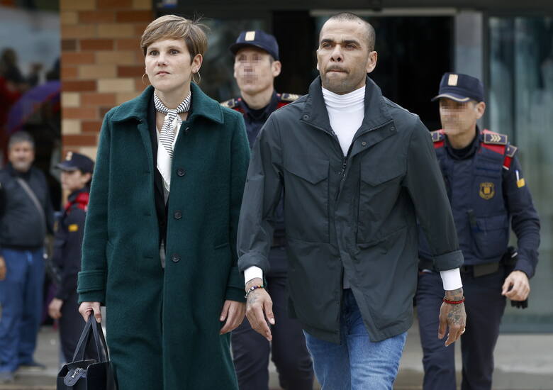 Adwokat Ines Guardiola musiała wpłacić kaucję miliona euro za uwolnienie Daniego Alvesa do rozprawy apelacyjnej