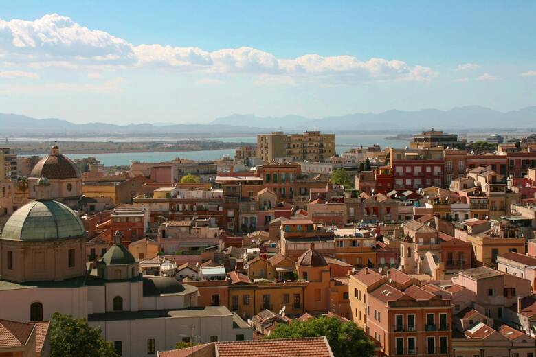 Panorama Cagliarii na Sardynii