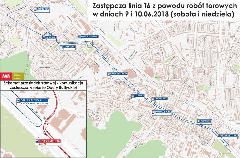 Gdańsk. W środę i weekend zmiany w kursowaniu autobusów i tramwajów na Dolnym Mieście oraz we Wrzeszczu