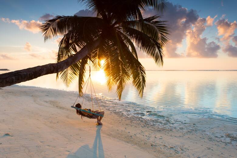 Piękna plaża na Malediwach