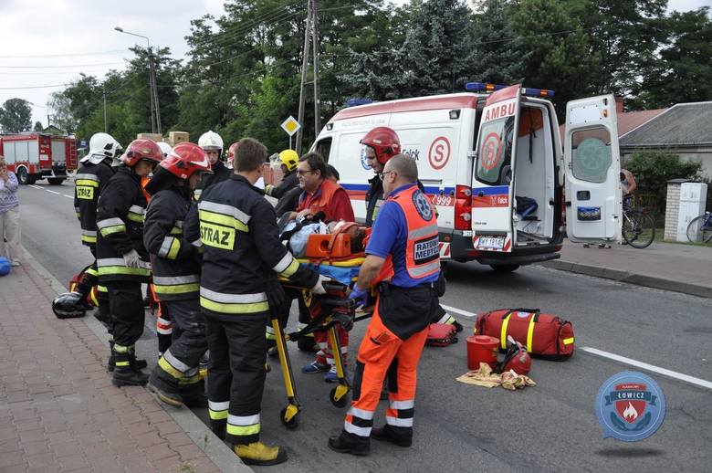 Wypadek w Łowiczu