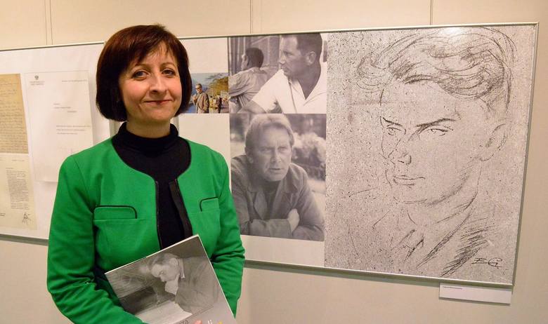 Dr hab. Barbara Literska  jest autorką otwartej wczoraj w Galerii Biblioteki Uniwersytetu Zielonogórskiego wystawy „Tadeusz Baird: Głosy z oddali...”,