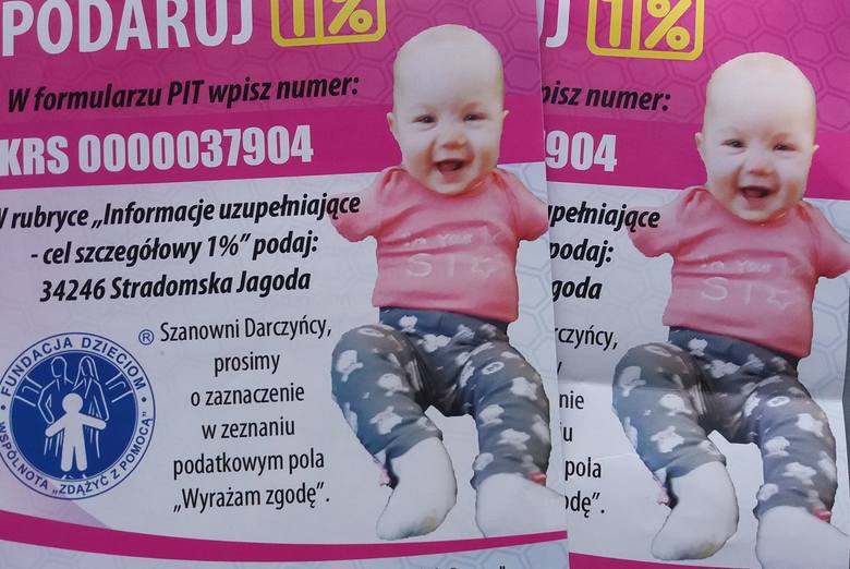 Mała Jagódka ze Skroniowa urodziła się bez rączek. Pomóżmy dziewczynce w walce o zdrowie
