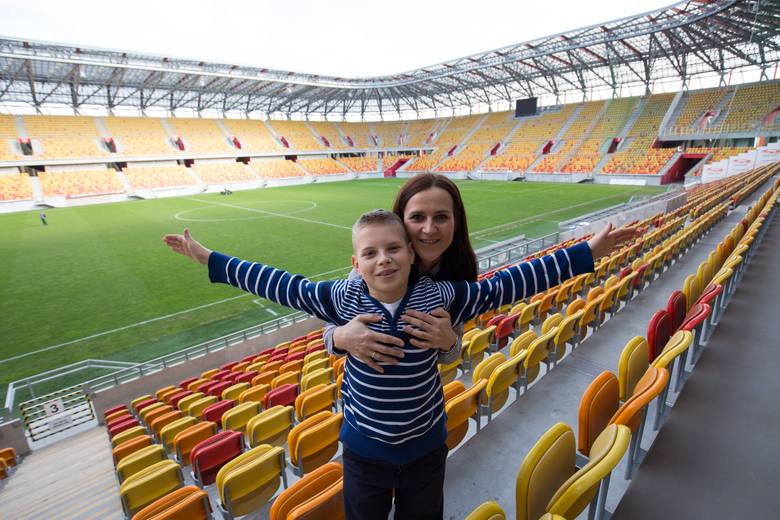 Szymon Matowski jest milionowym gościem Stadionu Miejskiego w Białymstoku