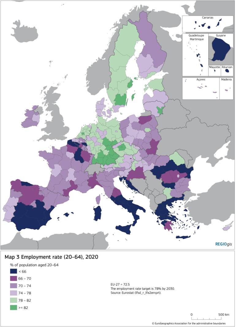Unia Europejska jest coraz bardziej spójna czy podzielona? Bruksela pokazuje mapy