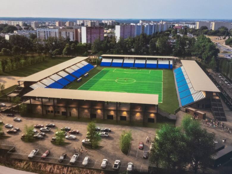 Jeden z projektów nowego stadionu w Koszalinie