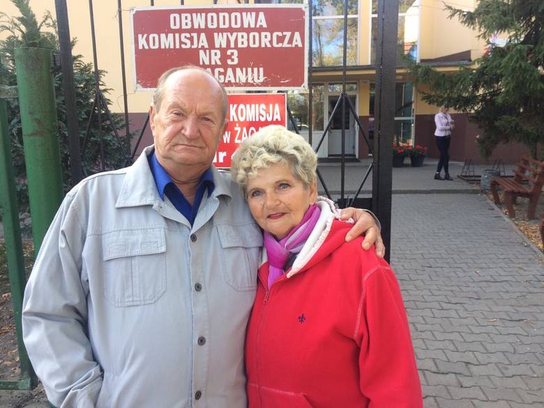 W Obwodowej Komisji Wyborczej nr 3 w Żaganiu swój głos oddali Ryszard i Stefania Jakubscy.