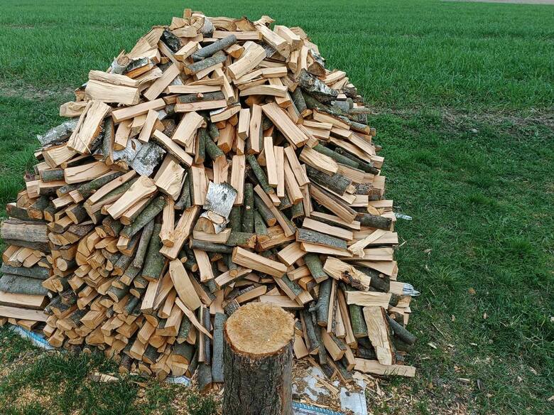 Podczas suszenia drewna ważna jest przewiewność, by polana nie zaczęły pleśnieć.