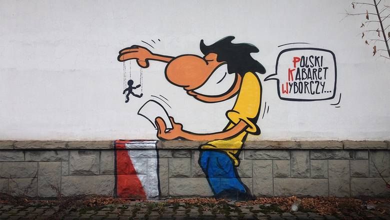 Szwedzki. Śląski Banksy, który nie stroni od komentowania polityki