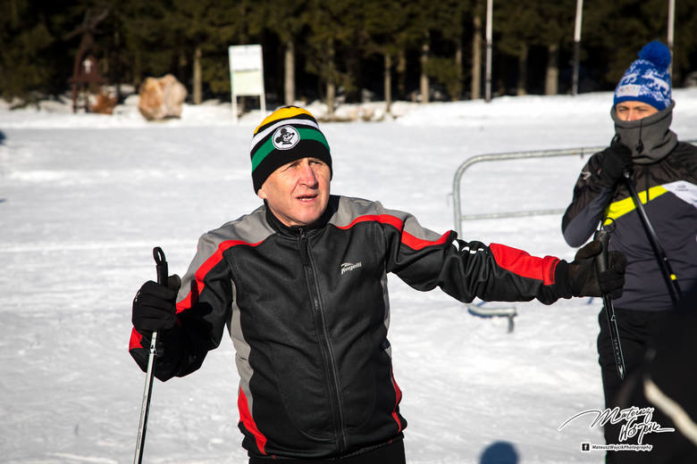 Trener Marek Cieślak świetnie czuje się na nartach