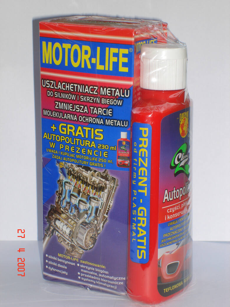 Motor Life z dodatkiem ekstra – politurą do lakierów samochodowych, Fot: Plastmal
