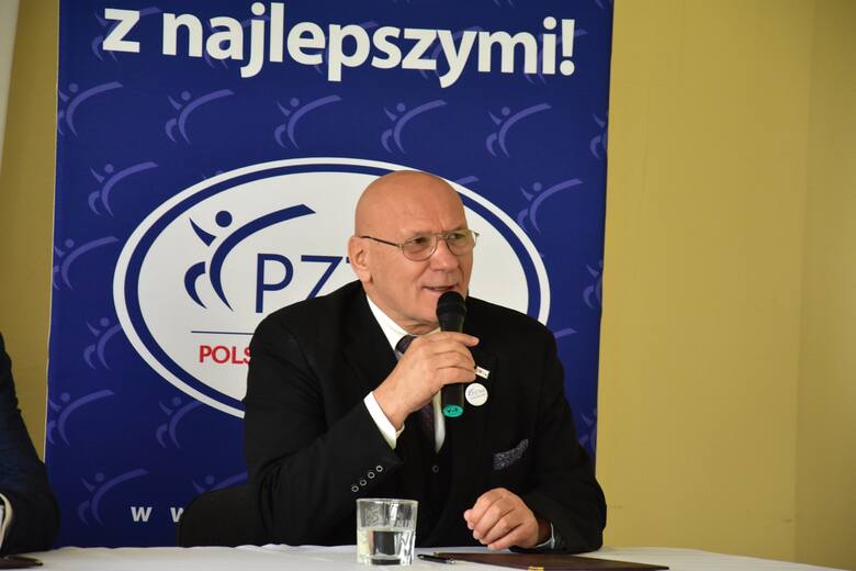 Prezes Polskiego Związku Tańca Zbigniewa Zasada.