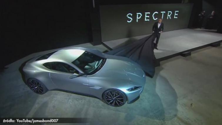 Aston Martin, Jaguar i Fiat - te auta zobaczymy w najnowszym Bondzie (WIDEO)