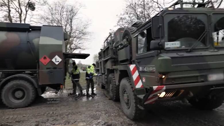 Kadr z filmu opublikowanego przez Bundeswehrę
