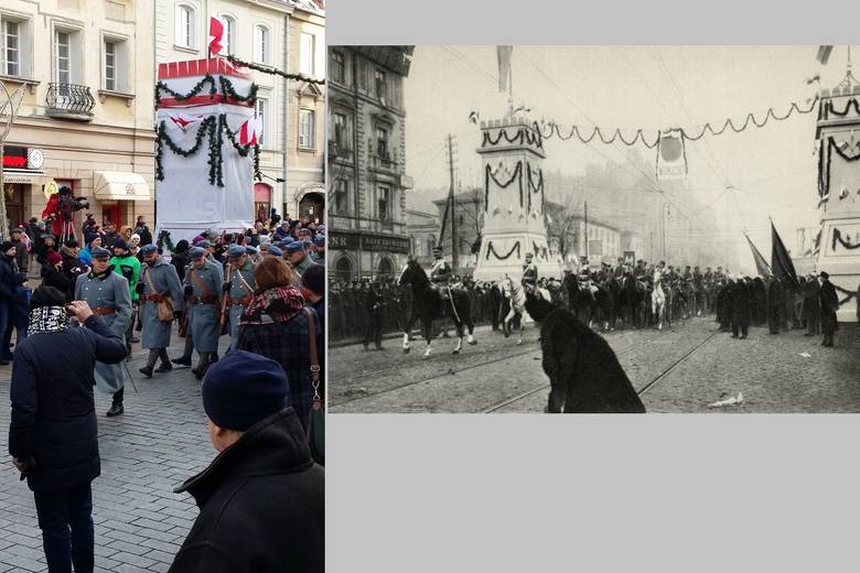 Dziesiątacy z Łowicza na stołecznych obchodach rocznicy wejścia Legionów Polskich (Zdjęcia)