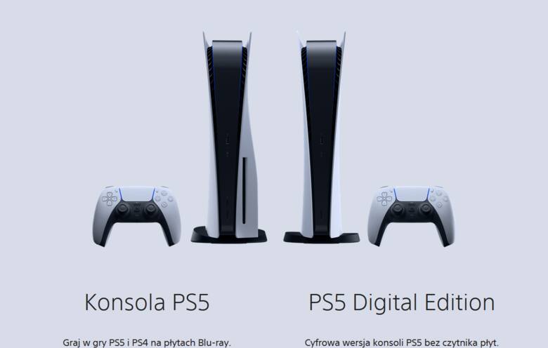 Pomiędzy PS5, a PS5 Digital Edition jest zasadnicza różnica, w postaci wbudowanego dysku.