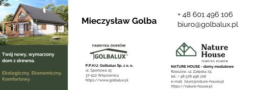 Lider Regionu. GOLBALUX Fabryka Domów z Drewna: pionier w budowie energooszczędnych, prefabrykowanych domów z drewna