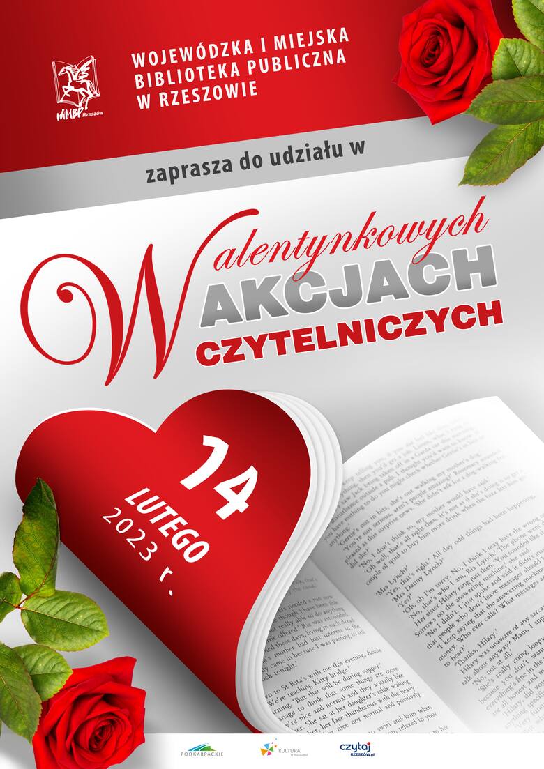 W akcji biorą wybrane agendy Wojewódzkiej i Miejskiej Biblioteki Publicznej w Rzeszowie