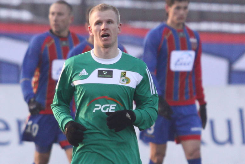Dawid Nowak zdobył gola dla GKS Bełchatów