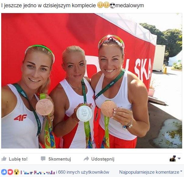 Karolina Naja, Rio 2016, Igrzyska Olimpijskie, Beata Mikołajczyk, Marta Walczykiewicz